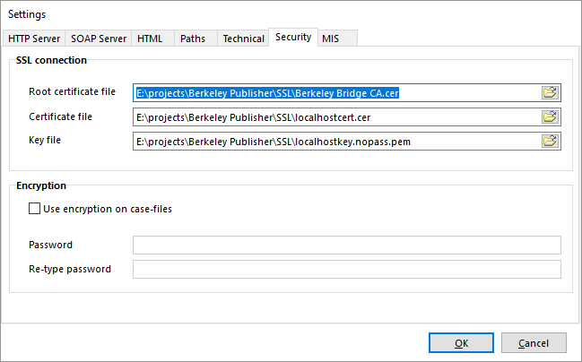 Settings: Security